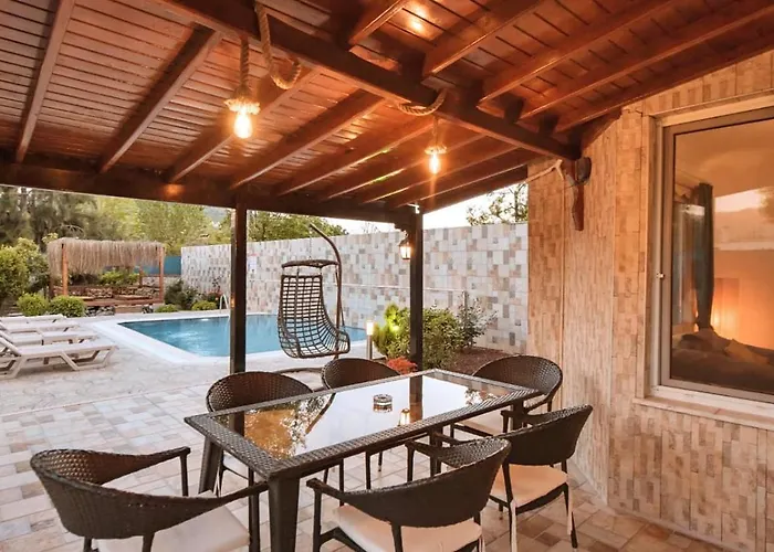 Vila Kayakoey 3 Bedroom Secluded With Private Pool Hot Tub Fethiye